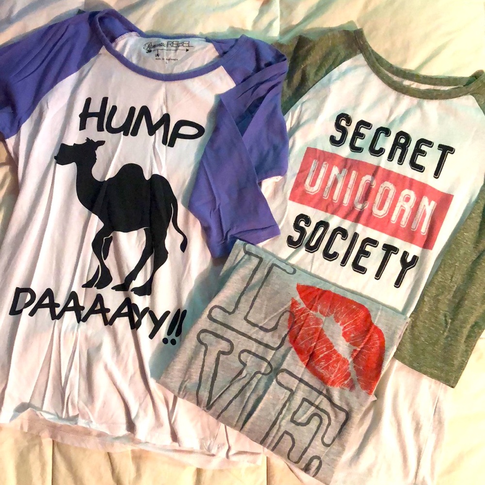 Lot of sleep T-shirts